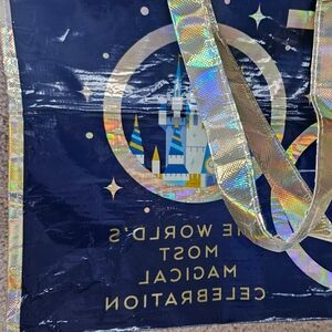 Disney Navy and Silver 50th Anniversary Celebration Tote